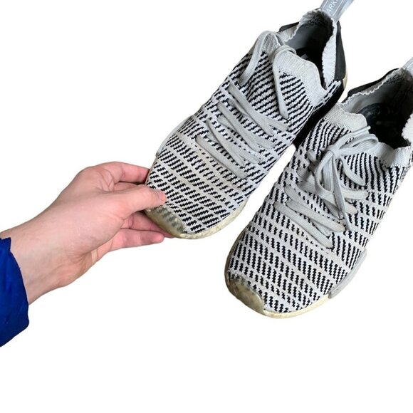 Rare Adidas NMD R1 STLT Grey Black Size 11.5 - Picture 10 of 14